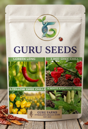 PACK OF 4 NATIVE VARIETIES OF CHILLI.