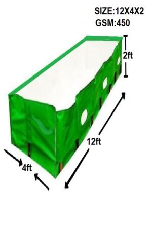 HDPE 450GSM  Vermicompost Bed 12x4x2