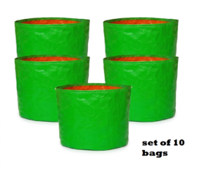 10set of 260gsm 12x 12 size grow bags for terrace gardening and vegetables growing.